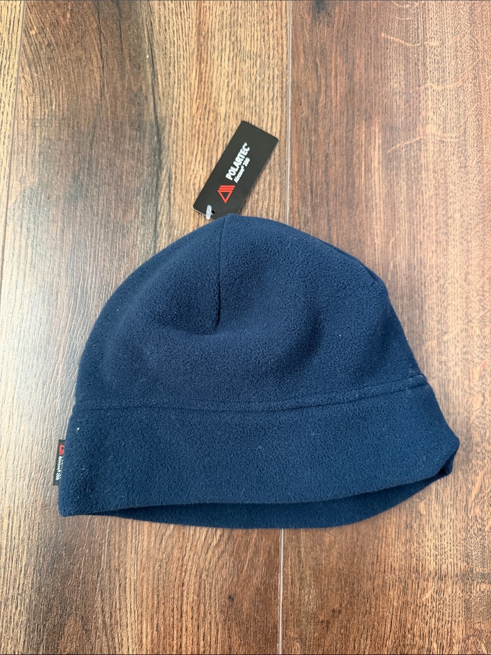 Lands' End Kids Navy Fleece Beanie